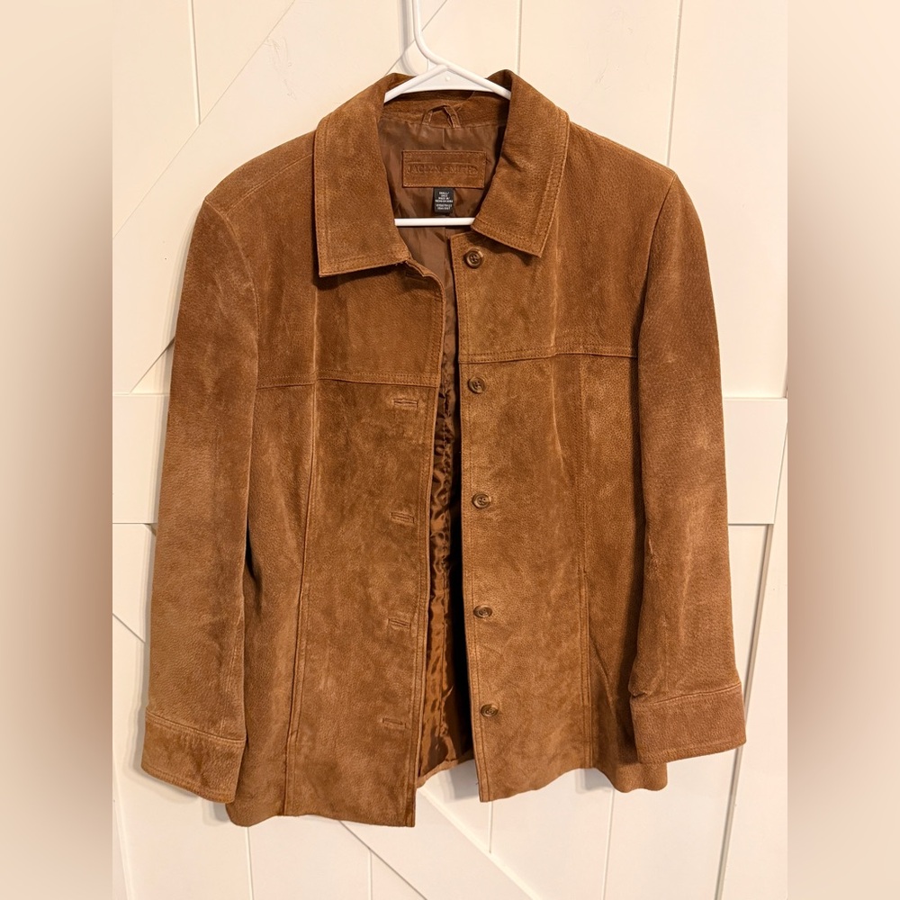 Vintage Brown Suede Women's Jacket